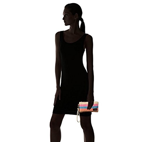 Lecxci CSWB002 Canvas Wristlets Bag Clutch Purses Wallet Slim Credit Card Holder Clutch thumb #5