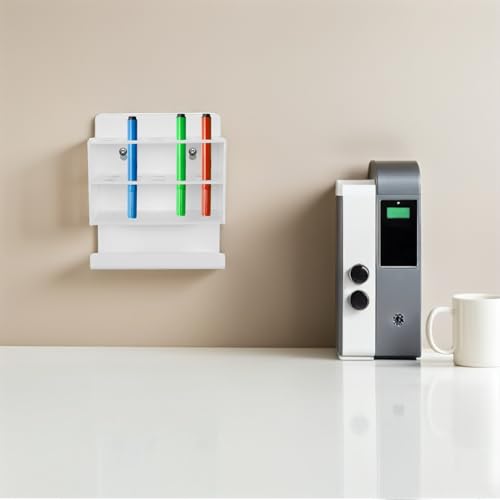 Tableau blanc de table porte-crayon en acrylique blanc ergonomique