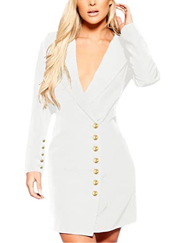 Robe blazer femme chic élégante et cintrée pour le bureau