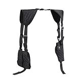 GHYTRIGEN Shoulder Holster for Man - Durable - Comfortable Nylon Gun Holster with Adjustable Straps - Real Gun, and Prop Gun,Shoulder Holsters for Concealed Carry