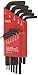 EKLIND 10111 Hex-L Key allen wrench - 11pc set SAE Inch Sizes .050-1/4 Short series