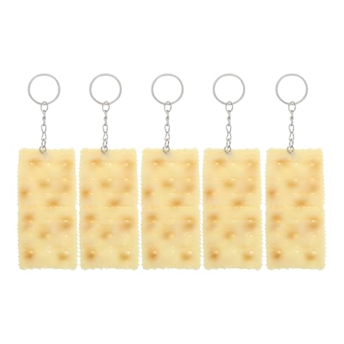 LOGOFUN Fake Soda Crackers Keychain Set for Bags