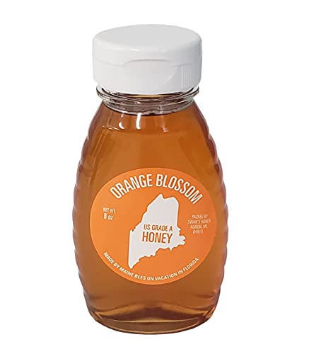 Miel Natural de Flor de Naranjo de Maine - 8 oz
