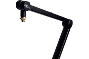 Blue Compass Premium Tube-Style Microphone Broadcasting Boom Arm (Renewed) – Industry-Leading Broadcast Quality