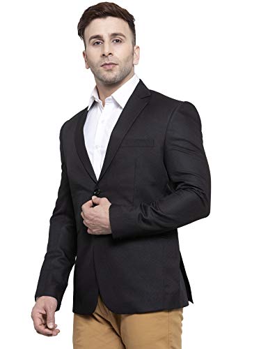 Image of WINTAGE Men's Polyester Cotton Festive and Casual Blazer Coat Jacket