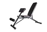 Banco de Pesas Ajustable para Fitness,nimo Banco de Musculación Multifunción para Entrenamiento de Cuerpo Entero, Respaldo abatible, diseño Compacto, Antideslizante.banco de musculacion