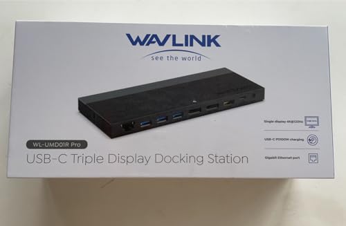 Wavlink USB C Docking Station, USB C Dock Hub,13-IN-1 Triple Display Laptop Dock,100W Power Delivery, 2DP+HDMI, 4USB 3.0, Gigabit Ethernet, TF/SD Card Reader - Image 10