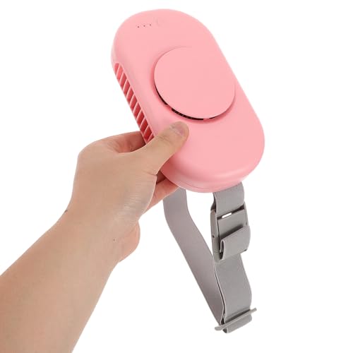 Ventilador portátil recargable USB de cintura Operitacx de plástico para verano 6