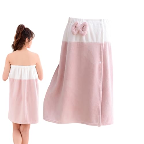 Envoltura corporal de spa para mujeres, envoltura de baño para mujeres - Bath Body Wrap Women Adultos Toalla ajustable - Bata de ducha portátil con bañera para el vestuario, dormitorio, gimnasio