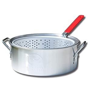 King Kooker KK2 9-Quart Aluminum Fry Pan with Basket