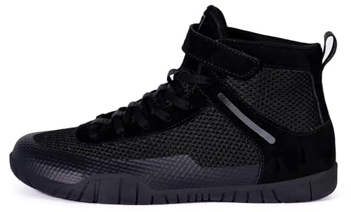 Image of Sisttke Mens Wrestling Shoes Boxing Shoe Wide | Wide Width Zero Drop Sole,Weightlifting,Powerlifting,Bodybuilding,Fitness,Lightweight,Non-Slip,for Competition & Training