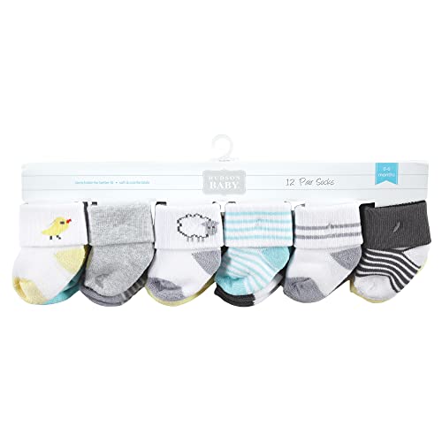 Image of Hudson Baby Girls' Basic Socks,
