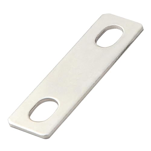 HWYEE 4PCS Pitch Row 1.77IN 1.5mm Thick Bus Bars Connector red Copper Nickel-Plated for Lifepo4 Cell 3.2V 50Ah 117ah Lithium Battery Busbar (4, Pitch Row 1.77IN)