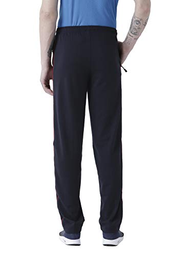 Image of berge' Men Cotton Polyester Comfy Regular Fit Sports Quality Track Pants with Secure Zipper Pocket, Casual Wear Lower Tracks Pant