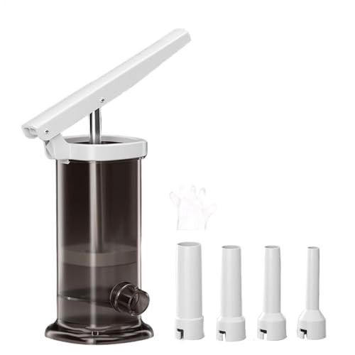 Relleno vertical de salchichas, relleno manual de salchichas, máquina de embutidos casera de polipropileno, máquina de llenado de carne rápida, relleno de salchichas resistente, relleno de salchichas