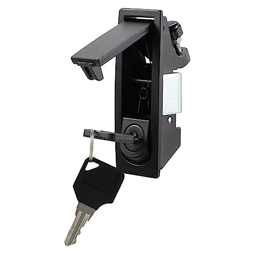 MUSISALY Hand Operated Compression Latches Key Locking Lock Latch Clasp for Cabinet Door