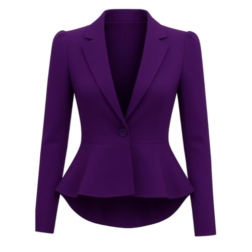 Prime fashions Giacca da donna Peplo – Slim Fit manica