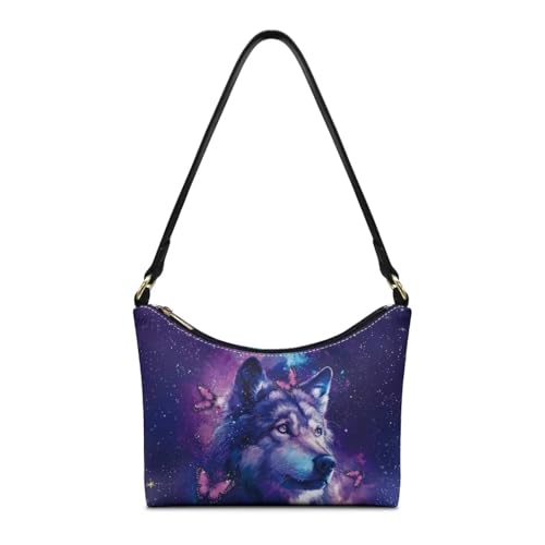 Image of Handbag for Women Leather Underam Shoulder Bag with Zipper Fashion Work Purse Waterproof Travel Wallet