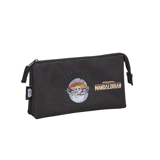 Safta Lote mochila 44 cm. + portatodo triple MANDALORIAN