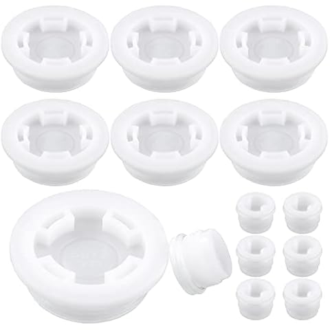 Mardatt 12Pcs Poly Bung Caps with Gaskets Cover