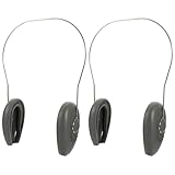 [NOLITOY] 2個 防水イヤーマフ 耳保護 耐久性ラバー製 ヘアカラー用 サロン 自宅兼用 簡単装着 ヘアダイ パーマに