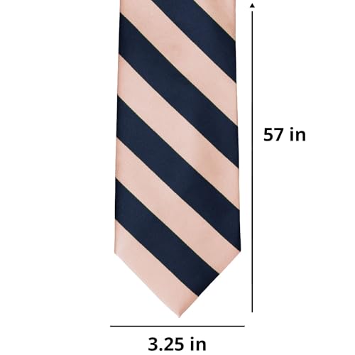 Image of tiemart Men's Striped Tie Standard Length