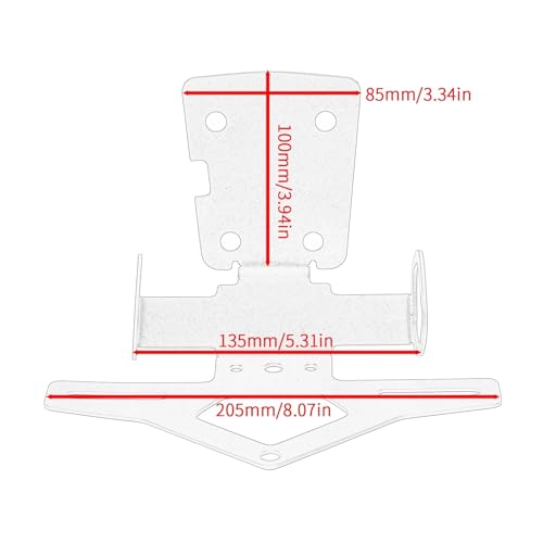 Support de plaque d'immatriculation pour Z900 2025 finition premium - 6