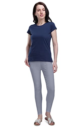 Image of Plus Size Slub Lycra Trouser Cigarette(Pencil) Pants Sizes(26 to 44)