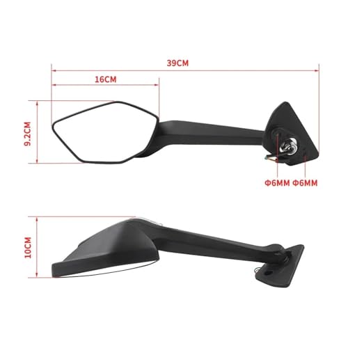 Espejo retrovisor CFMOTO 675SR-R para eliminar puntos ciegos en carretera 2