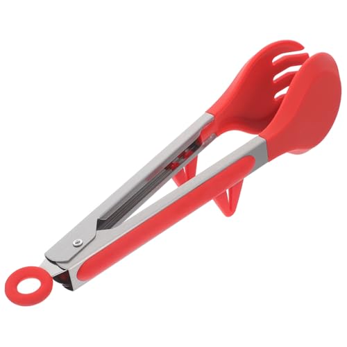 Cabilock Pinza Para Alimentos Anti-escaldaduras Cepillo Para Parrilla Alimentación Brochetas Malvavisco Pinzas Para Servir Comida Exterior Brindando Estante De La Parrilla Gel De Sílice