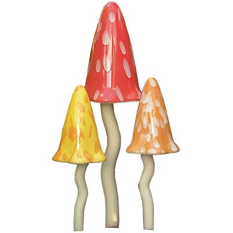 Leisure Gardening Tinkling Toadstools - Summer Bright Shades - Set of 3 Cover