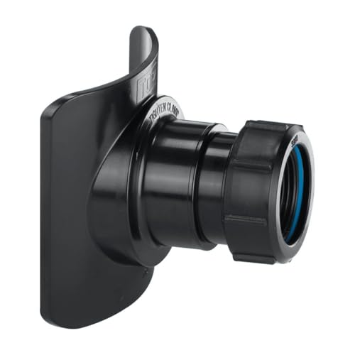 Image of McAlpine 2" Mechanical Soil Pipe Boss Connector Black for Soil & Waste Pipe Systems
