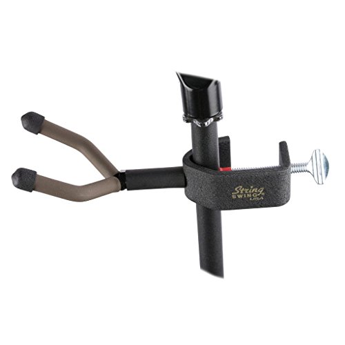 String Swing Ukulele or Mandolin hanger for Mic Stands and Music Stands – Safely hang your Ukulele or Mandolin from your mic stand CC04UK