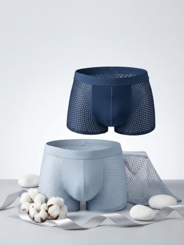Image of Men Breathable Pouch Underwear Packs Mesh Boxer Briefs | Air Ventilation Boxer Brief | Pack of 1