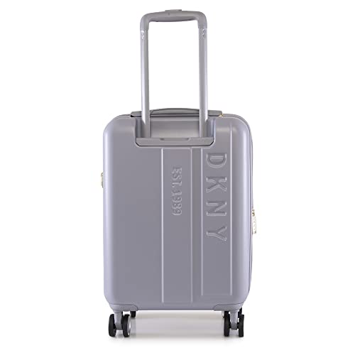 Image of DKNY City Block Range Silver Color 20 inch Hard Cabin Size Trolley