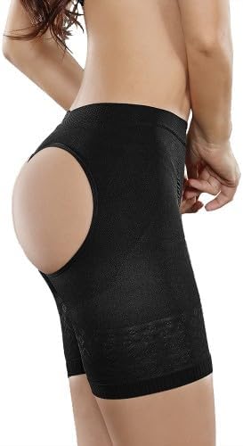Colombian Butt Lifter Shapewear Shorts – High Waisted Open Butt Body Shaper Underwear Compression Panty XS–S - Image 2