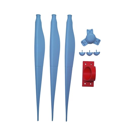 Image of DIY Wind Turbine Propeller Kit - 3D Printed Blades with Hub, Complete Hardware Set & Motor Holder (Motor Not Included)