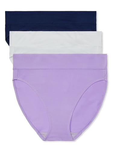Image of Warner's Women's Blissful Benefits Dig-free Breathable Microfiber Hi-cut 3-pack