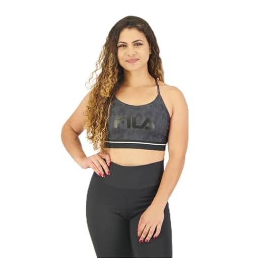 TOP FEM. TRAIN ELASTIC II,PRETO ESTAMPADO/PRETO,M