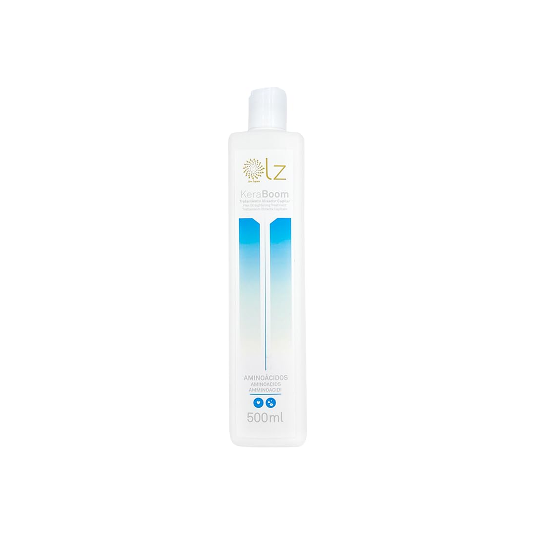 Keraboom LZ Products – Trattamento Stirante Capillare Senza Formaldeide – Idratazione, Nutrimento e Lucentezza per Capelli Setosi (500ml)