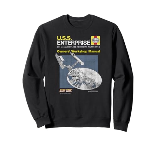 Image of Star Trek The Original Series U.S.S Enterprise Manual Sweatshirt