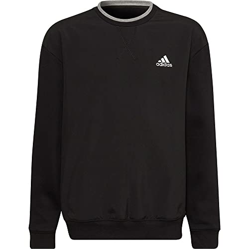 Sweat adidas U Fleece Crew Mixte bébé | Finis les pulls rêches qui serrent le cou