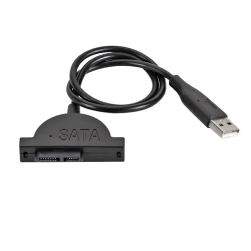 Cable Adaptador USB 2.0 a MI NI Sata 15 cm Negro miniatura 3