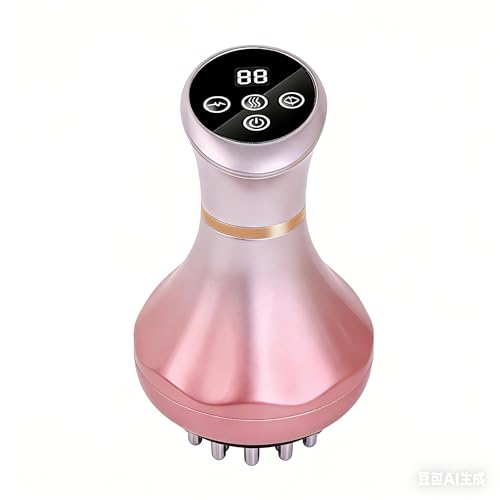 Image of 4-in-1 Lymphatic Drainage Massager - Anti-Cellulite Message Tool with Heating /Vibration /Light Therapy, Cordless Handheld for Sciatica, Full Body Pain Relief & Skin Tightening