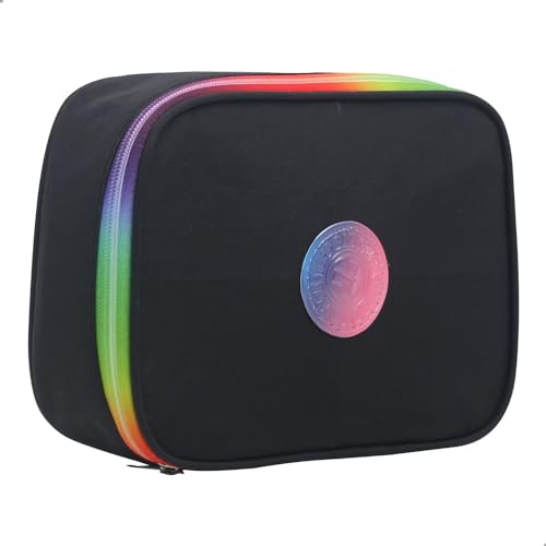 Estojo Escolar Box 1 Compartimento Divisoria Porta Lapis Canetas Yepp MB13095-E (Preto)