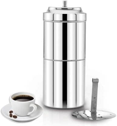 Cafetera de filtro tradicional de acero inoxidable 200 mL miniatura 5