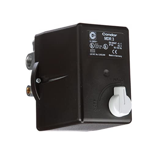 Condor Usa, Inc Pressure Switch, 3Pst, 140/175 Psi, Stndrd