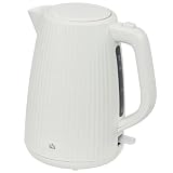 HOMCOM Hervidor de Agua Eléctrico 1,7 L 2200 W con Apagado Automático Crema