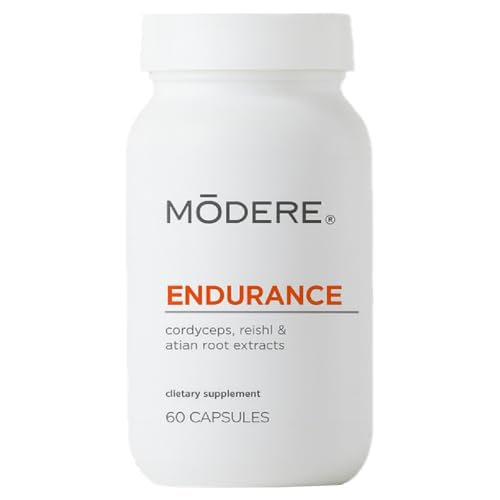 Modere Endurance - Cordyceps and Rhodiola Supplement Supporting Physical Endurance, Stamina, and Balanced Mind-Body Performance - 60 Capsules