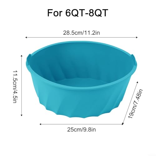 Bandeja de silicona para olla ovalada accesorio reutilizable 230C 6